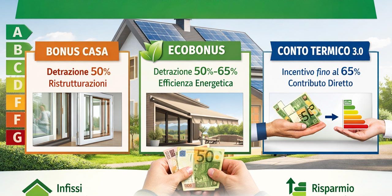 Migliorare la classe energetica degli edifici con gli incentivi statali