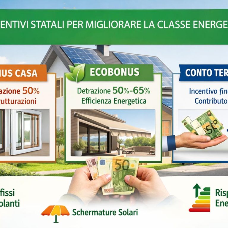 Migliorare la classe energetica degli edifici con gli incentivi statali